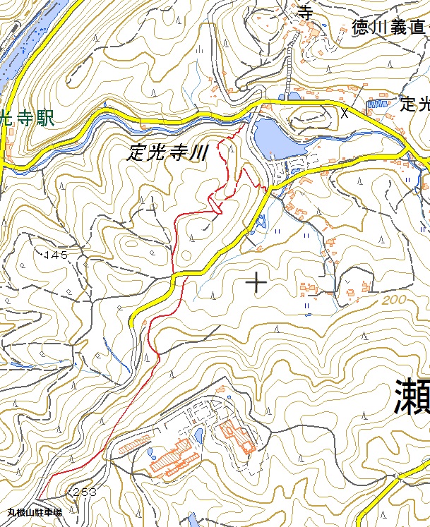定光寺ハイキングマップ2（丸根山駐車場）