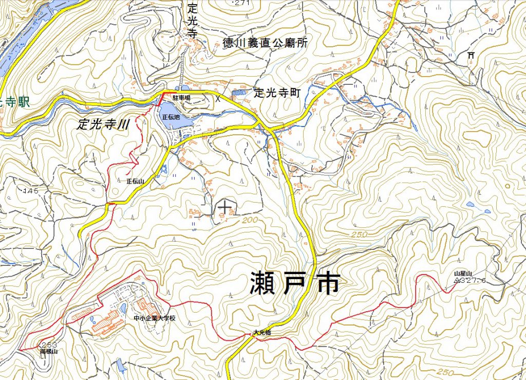 正伝池-高根山-山星山ハイキングコース2