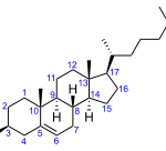 コレステロール構造図